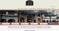 Desktop Screenshot of 55merrickcoralgables.com
